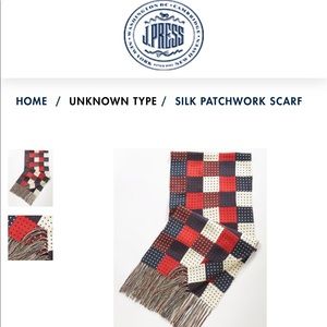 j press patchwork scarf